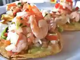 Tostada de Camarón