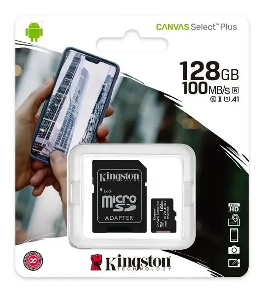 Kingston Micro Sd 128 Gb 100Mb/S