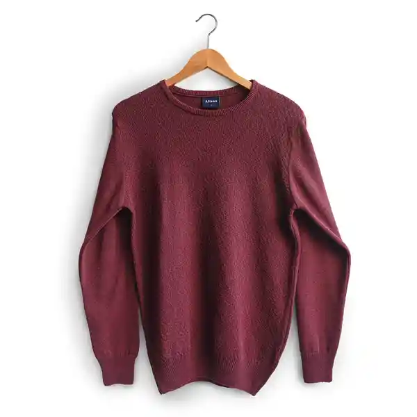 Sweater Allison Cuello Redondo Arroz Suesca Vino Tinto Oscuro