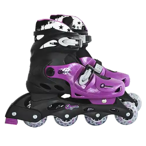 Qmax Patines Ajustables L New Purple Bk