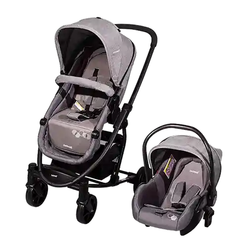 Bebesit Coche Travel System Prima Gray