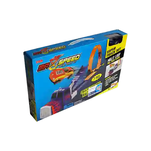 Reditoys Carro Super Truck Con Pista Max Speed