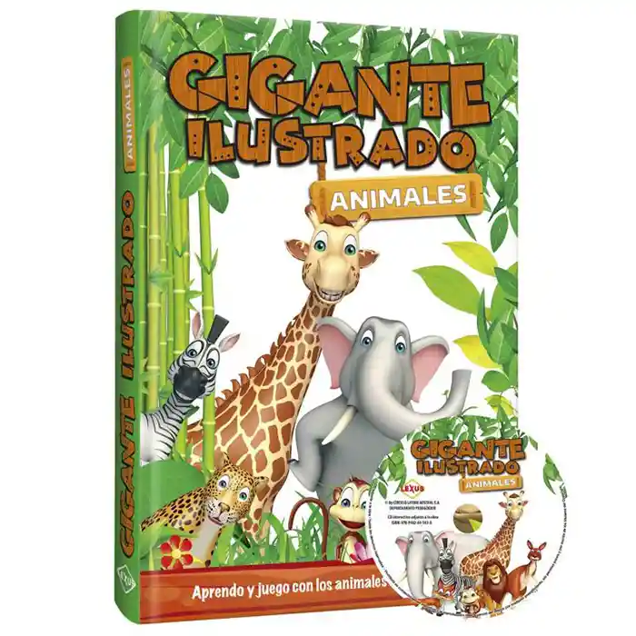 Gigante Ilustrado Animales + Cd Room