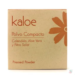 Kaloe Polvo Compacto Caléndula, Aloe Vera y Filtro Solar #2 Beige