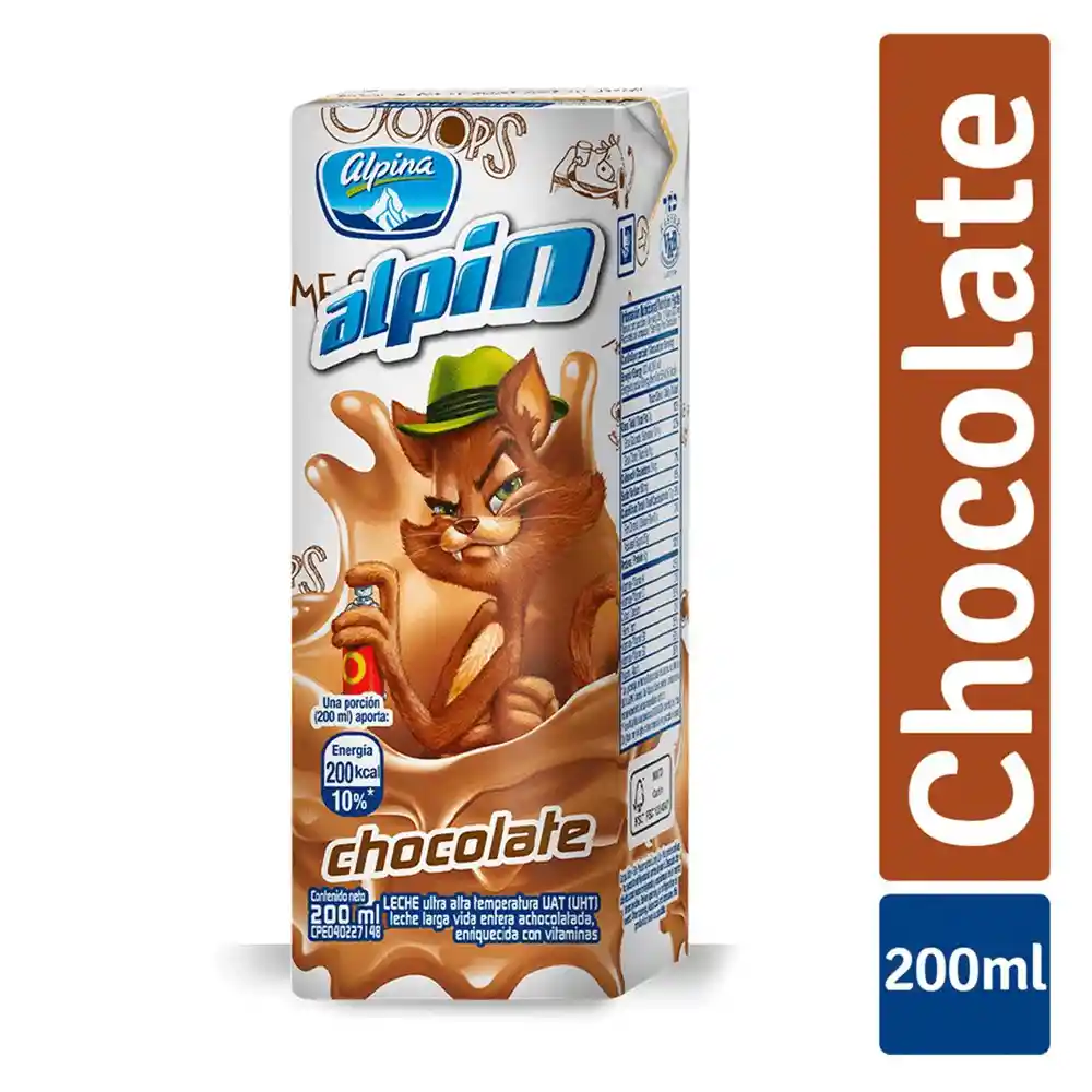 Alpina Leche Sabor A Chocolate x 200mL