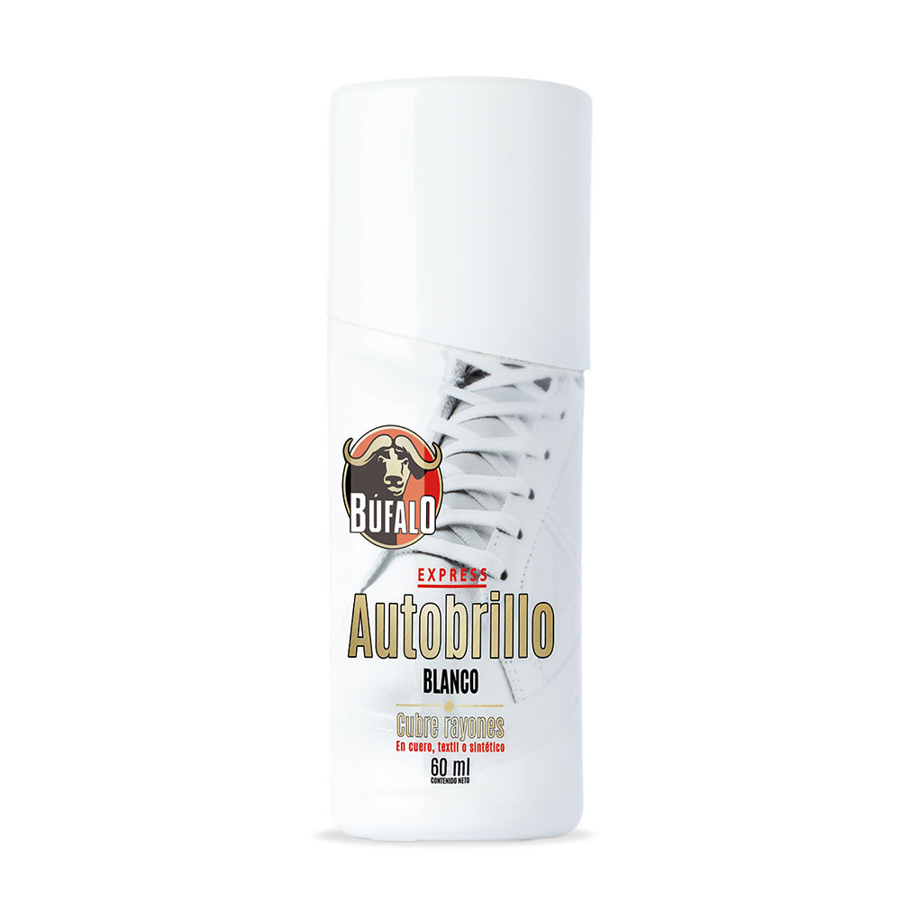 Bufalo Betún liquido Autobrillante Color Blanco 60 ml