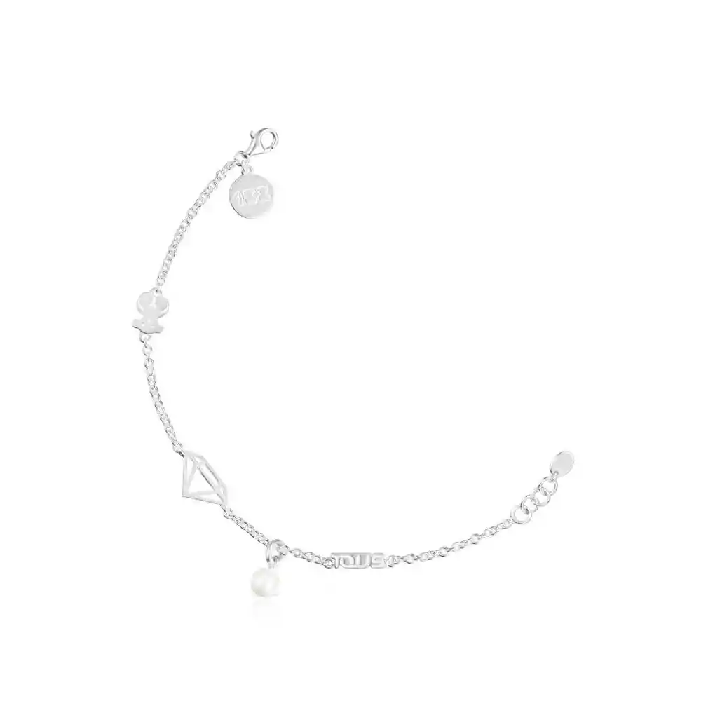 Tous Pulsera de Plata Con Perla Since 1920