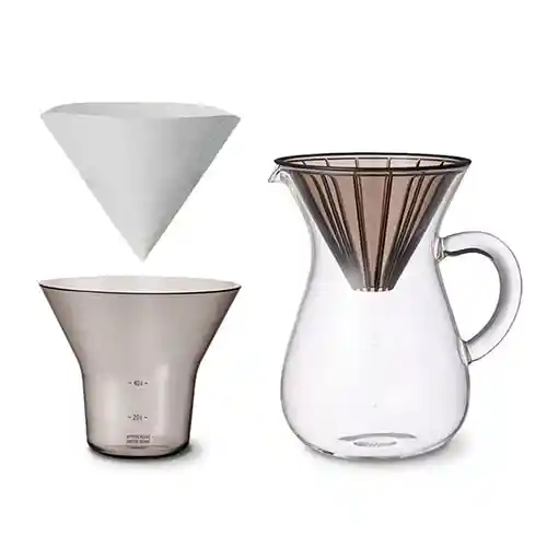 Kinto Coffee Carafe Set 600Ml Plastic Br