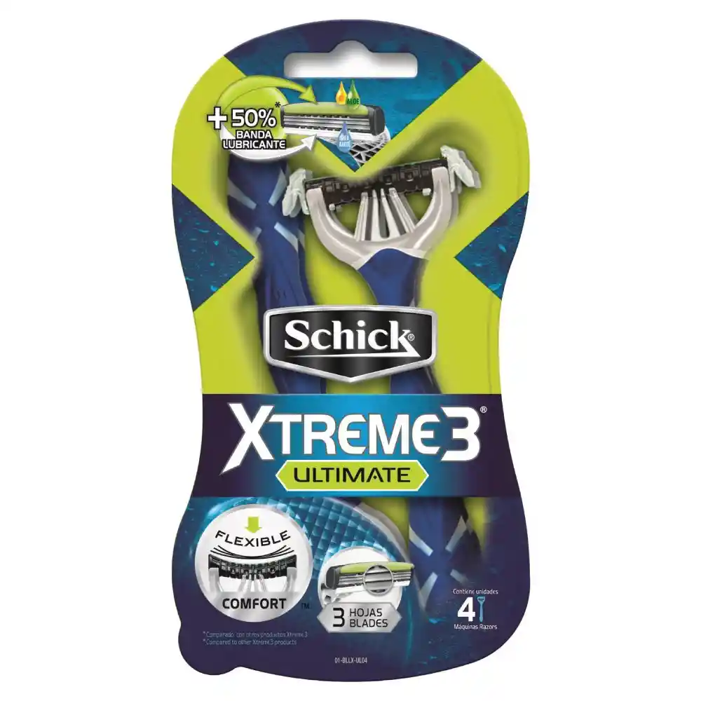 Schick Máquina de Afeitar Xtreme 3 Ultimate