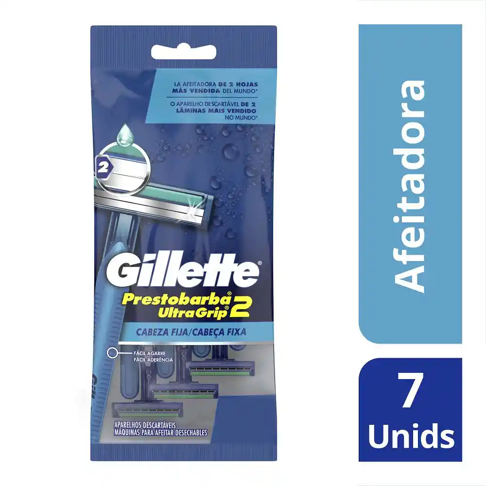 Gillette Prestobarba Ultragrip 7 Unidades