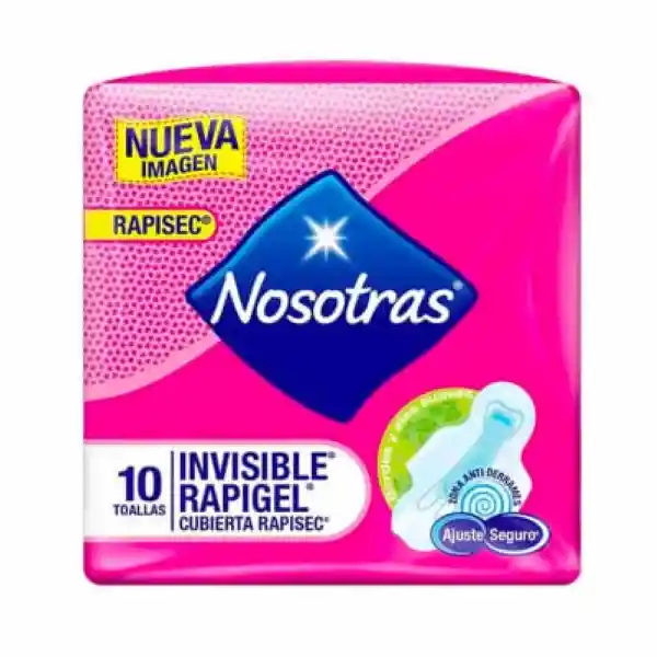 Nosotras Toallas Higienicas Proteccion Femenina