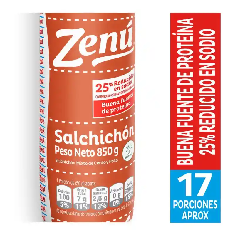 Zenú Salchichón Tradicional