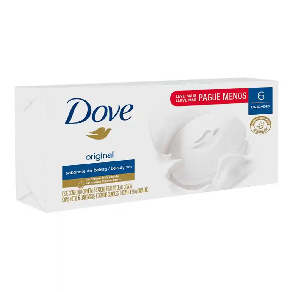 Dove Jabones Original x 6 Unidades