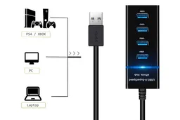 Hub Multipuertos Usb 3.0 4 Puertos De Alta Velocidad