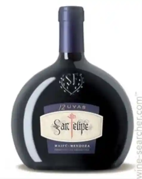 San Felipe Vino Tinto 12 Uvas Botella