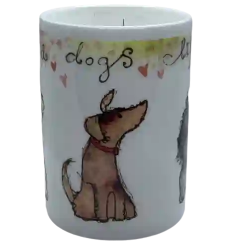 Tea Shop Mug My Dog de Porcelana Inglesa