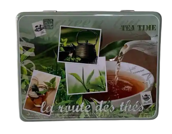 Tea Shop Latas Para Té Route Des Thés Con 6 Divisiones