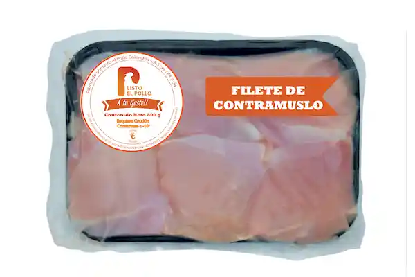 Listo El Pollo Filete de Contramuslo