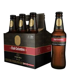6 Pack Club Colombia Negra 330 ml 