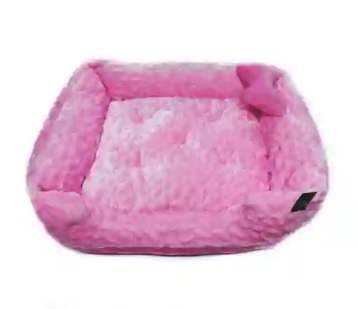 Cama Rectangular Rosa Burbujas