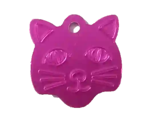 Placa Gato Fucsia