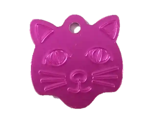 Placa Gato Fucsia