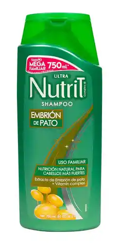 Nutrit Shampoo Con Embrión De Pato.