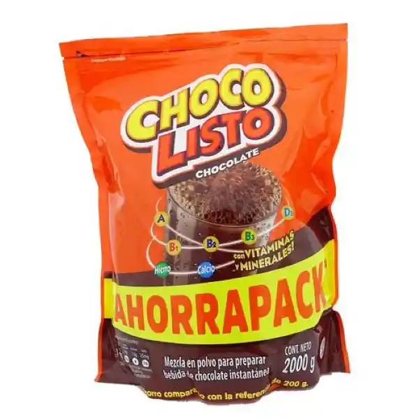 Chocolisto Bebida En Polvo