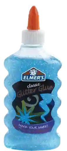 Elmers Ega Líquida Glitter Glue Azul 6Oz