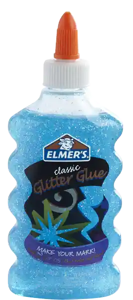 Elmers Ega Líquida Glitter Glue Azul 6Oz