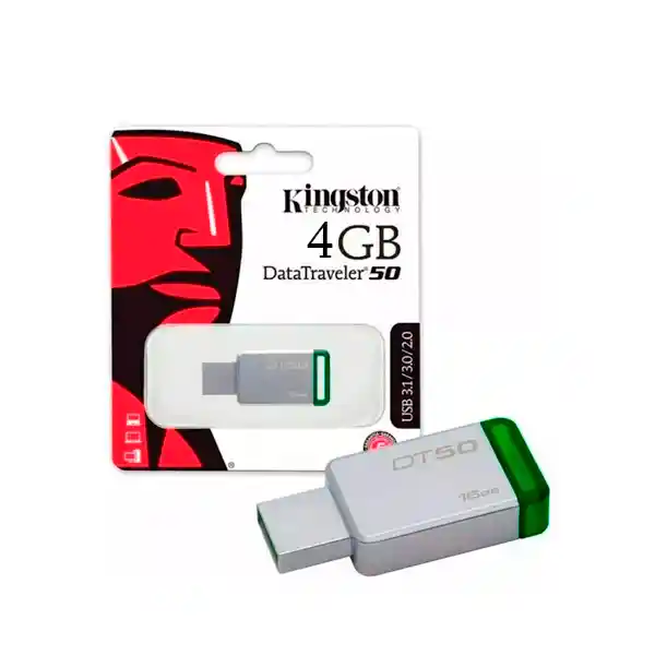 Kingston Memoria Usb Dt 50 X 4 Gb