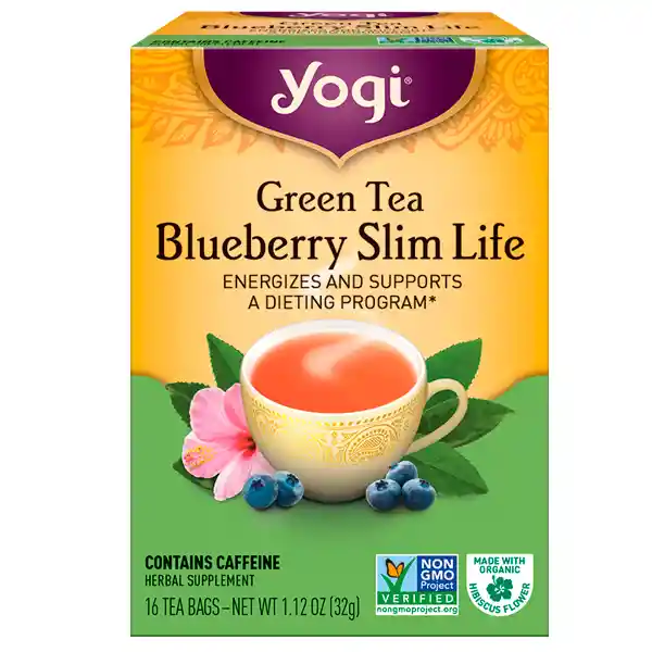 Yogi Té Green Tea Blueberry Slim Life