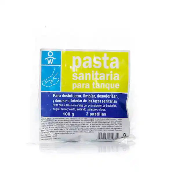 Ow Pasta Sanitaria Para Tanque