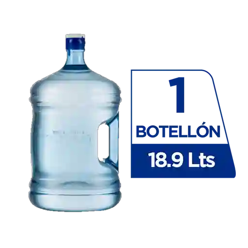 Agua Cristal Botellón Con Agarradera 18.9 Lt