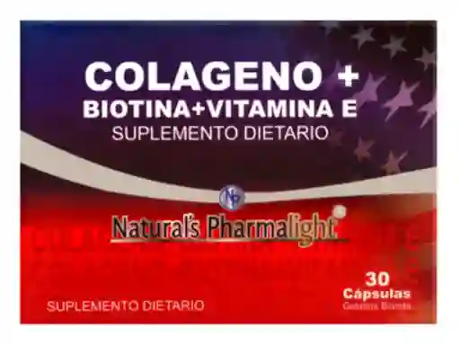 Naturals Pharmalight Colã¡Geno + Biotina + Vitamina E