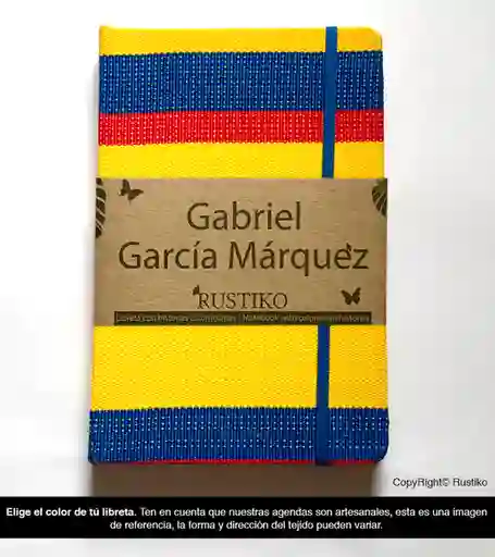 Rustiko Libreta Gabriel Garcia Marquez Rayada