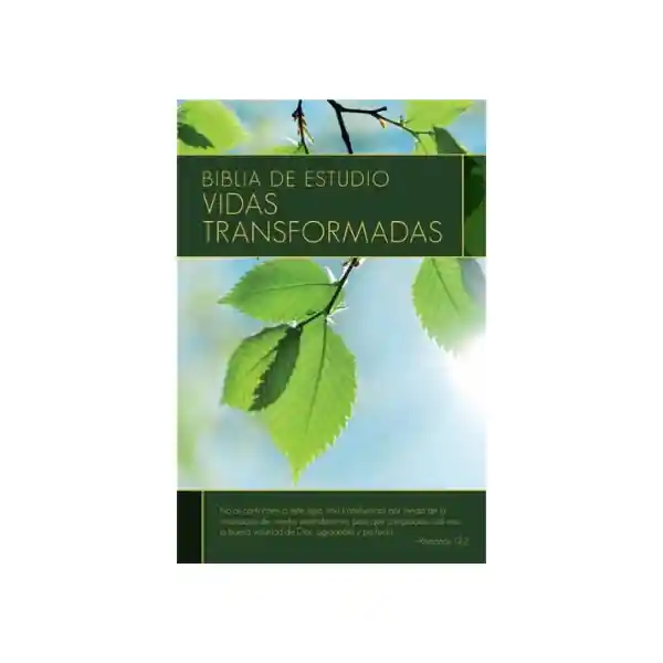 Biblia de Estudio Vidas Transformadas Tapa Dura