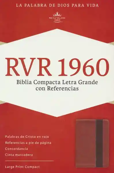 Rvr 1960 Biblia Compacta Letra Grande Cobre