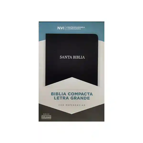 Nvi Biblia Compacta Letra Grande Negro