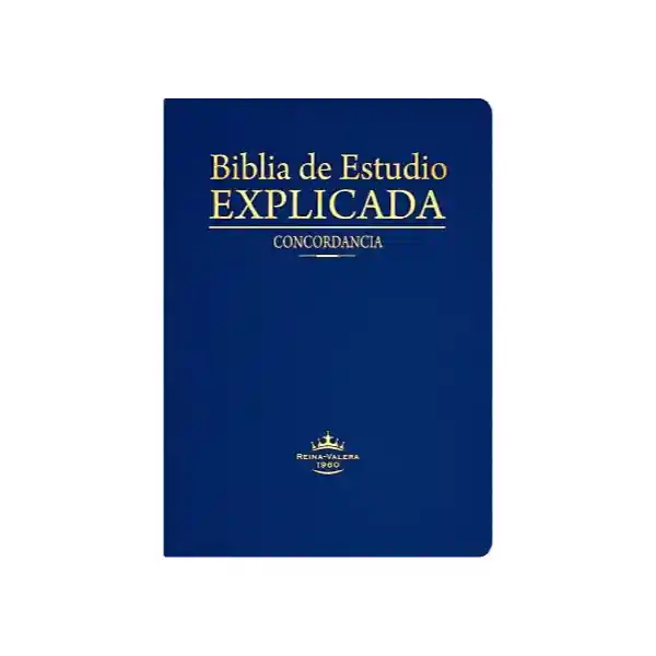 Biblia de Estudio Explicada Azul