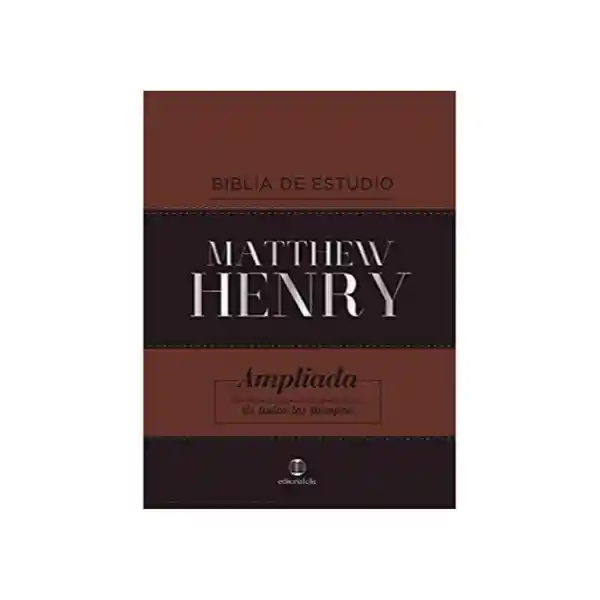 Biblia de Estudio Matthew Henry Rvr60 - VV. AA.