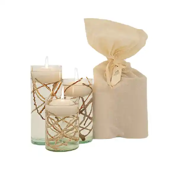 Adriana Satizabal Kit De Velas Flotantes