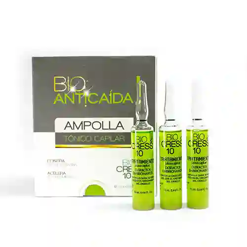 Bio Anticaída Tónico Capilar En Ampolla