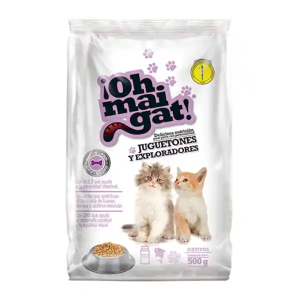 Ohmaigat Alimento Para Gato Gatitos Juguetones