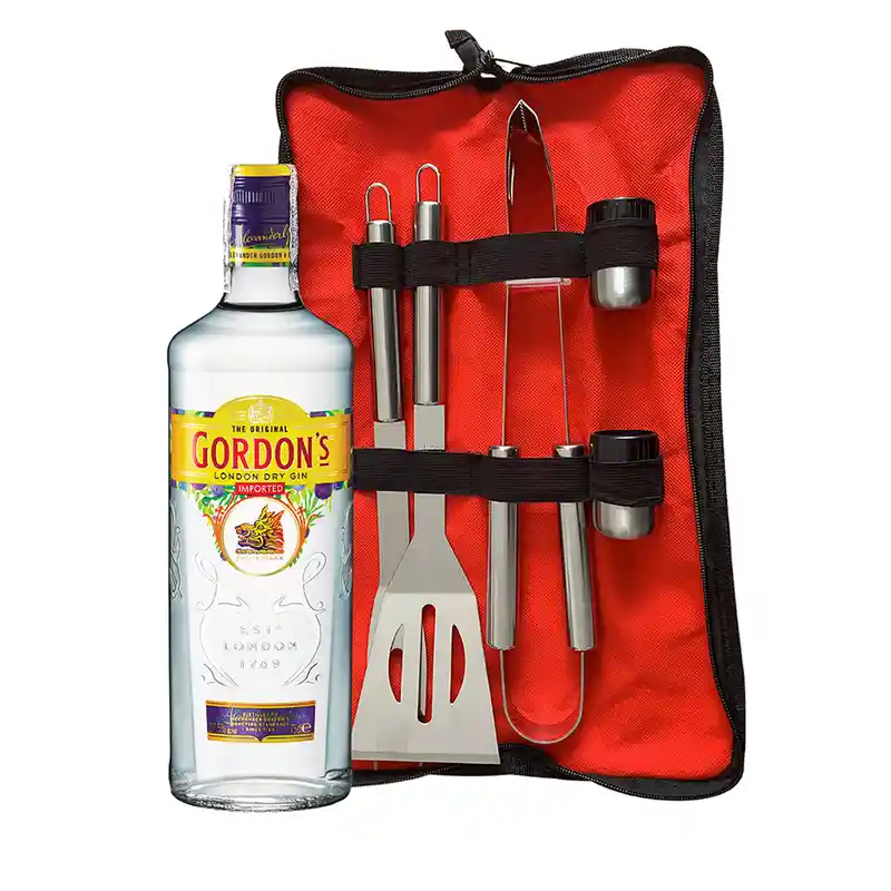 Ginebra Gordons London Dry + GRATIS Kit Parillero