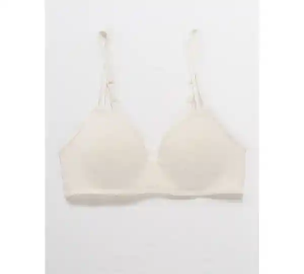 Bra Push Up Aerie sin barillas,Gris Heather Frost