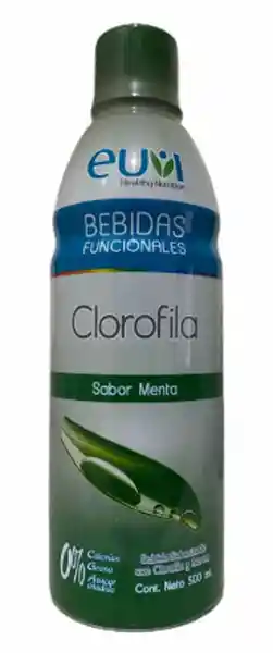 Euvi Bebida Funcional Clorofila Sabor Menta