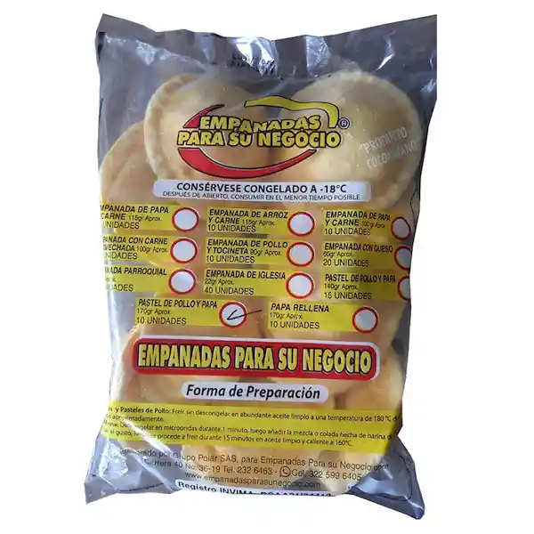 Empanadas Para su Negocio Pastel de Pollo Con Papa