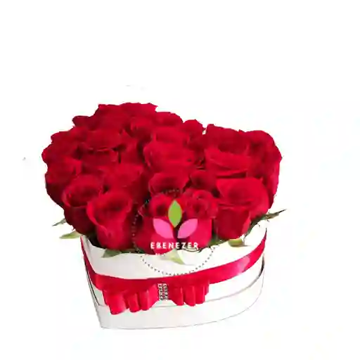 Corazón De Rosas Rojas - Flores En Cali