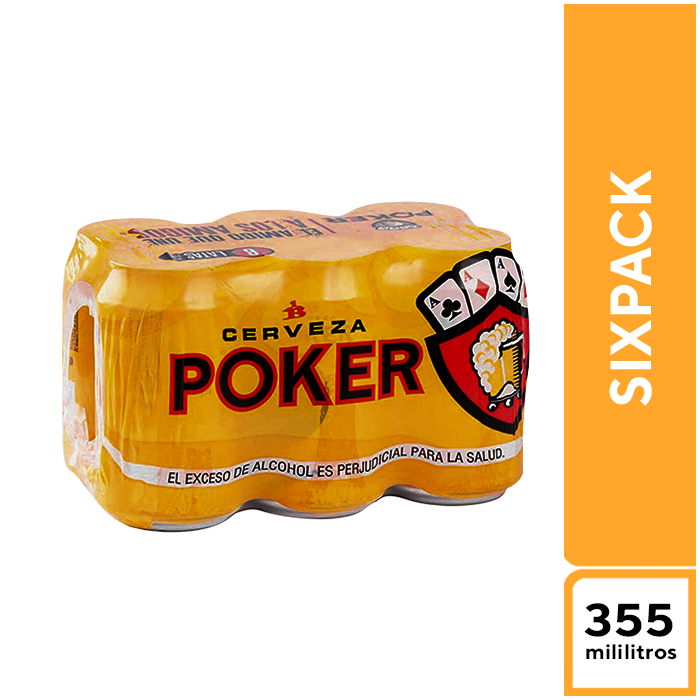Poker Sixpack 355 ml